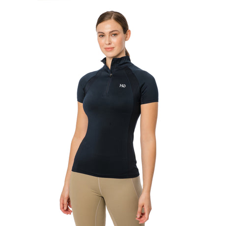 Horseware Ireland Aveen Half Zip Tech Top - Short Sleeve #colour_navy