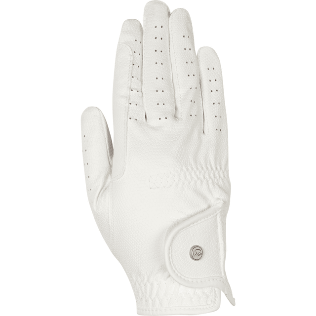 HKM Grip Style Riding Gloves #colour_white