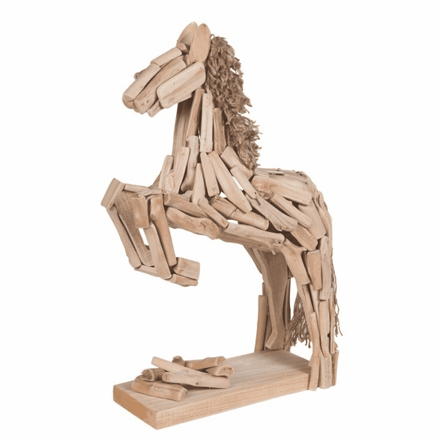 HKM Jumping Horse Statue  54 x 34 x 15 cm