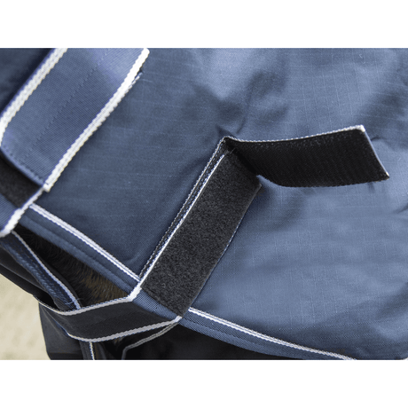 HKM Fleece Starter Turnout Rug #colour_deep-blue