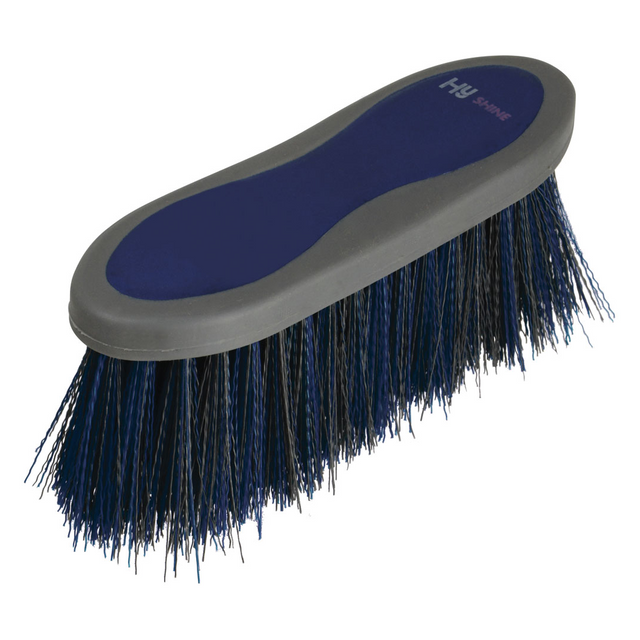 Hy Sport Active Long Bristle Dandy Brush #colour_midnight-navy